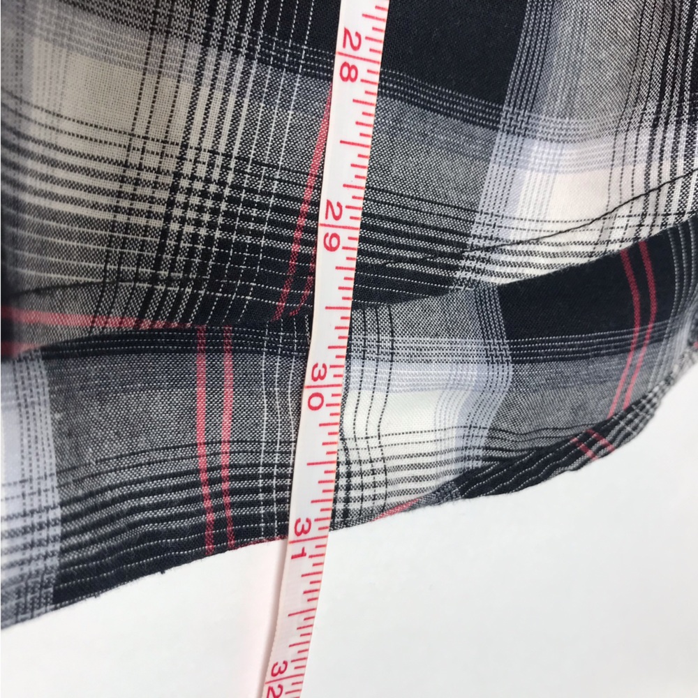 Browning Men's Black & White Plaid Long Sleeve Button Down Shirt - Picture 11 of 11